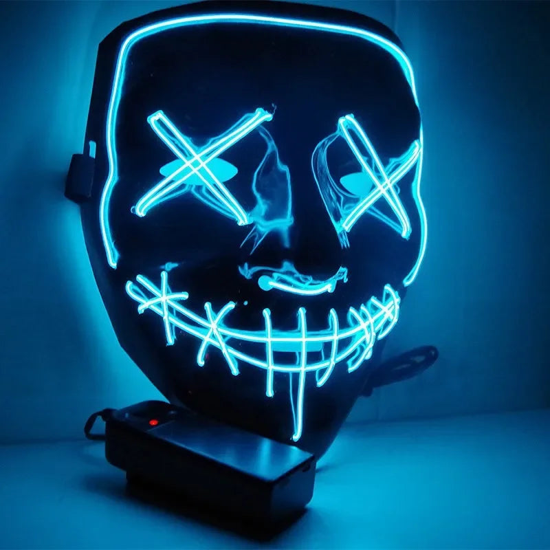 LED Leuchtende Halloween Maske