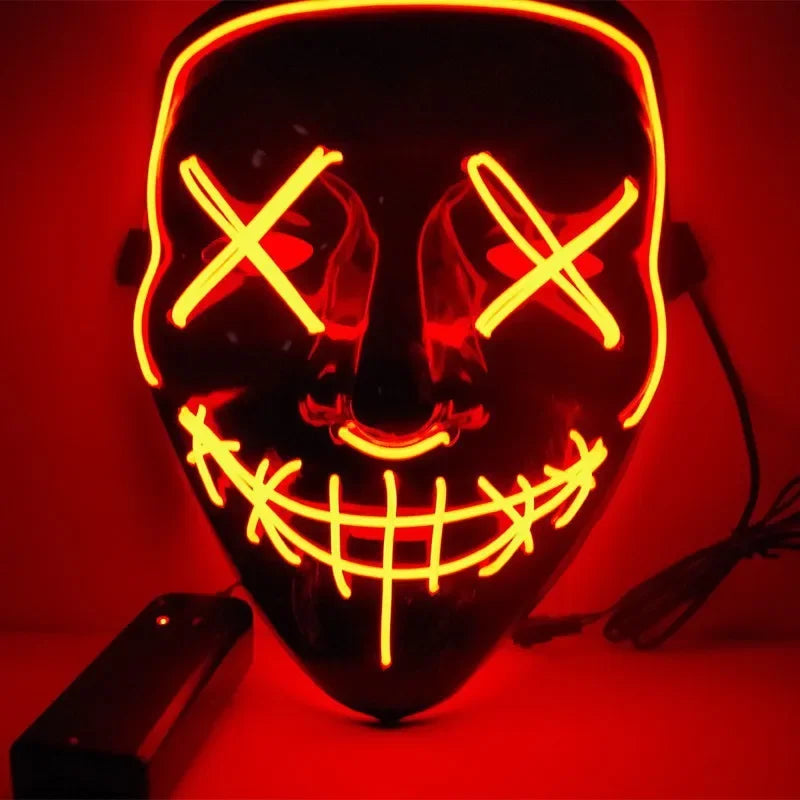 LED Leuchtende Halloween Maske