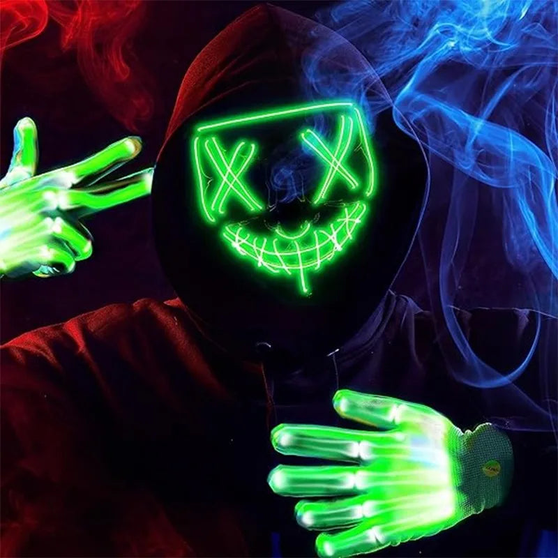 LED Leuchtende Halloween Maske