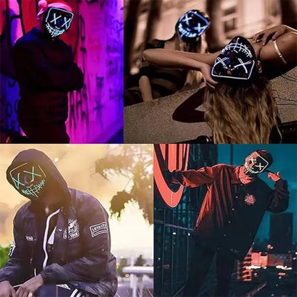 LED Leuchtende Halloween Maske