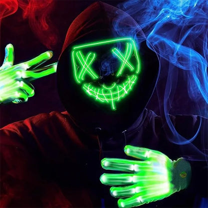 LED Leuchtende Halloween Maske